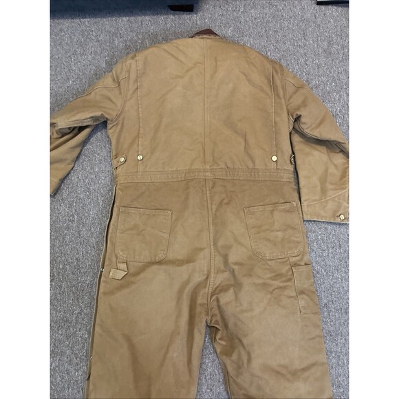 Carhartt Men’s Insulated Coveralls Size 52 Reg X01 BRN USA Vintage - UNION Made - Picture 13 of 13